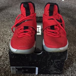 Lebron XIV men’s size 8 red/black/white